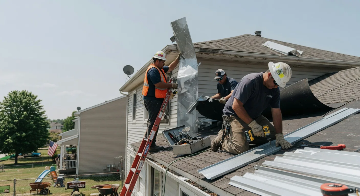 Storm Damage Metal Roof Repair in Erwinville, LA